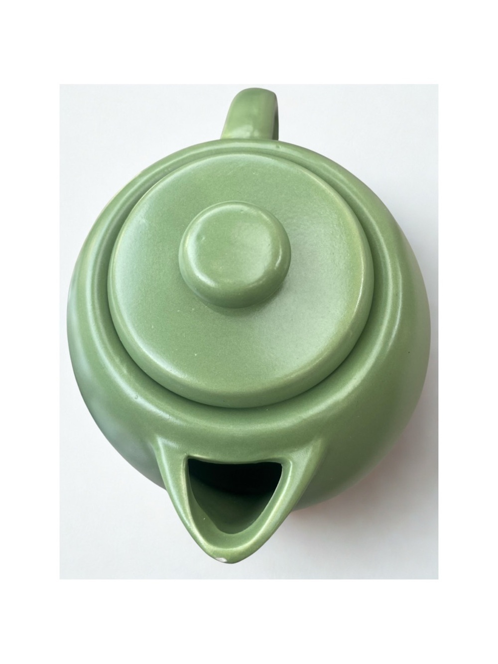 Starbucks 2012 Ceramic Teapot with Lid - Sage Green - Picture 4 of 9